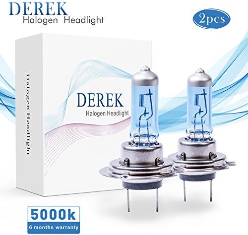 Halogen Headlight H7 Ultra White Car Bulbs conversion kit assembly 12v/100w 2 Pack