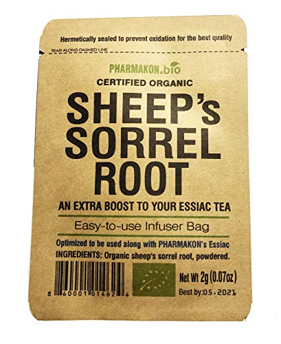 Starter Sheep Sorrel Root Tea, Add-on for Essiac, 1 Infuser Bag