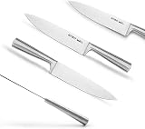 HOBO 5-Piece Stainless Steel Kitchen Knife Set, Non-Slip Handle view 8