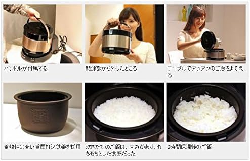 Hitachi 0 36 Litter Portable Ih Rice Cooker Rz Vs2m N Japan Import Kitchen Dining Amazon Com