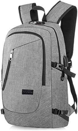 MEISUS Business Laptop Backpack For Men , Anti-theft Cipher Lock Water Resistant Usb Charging Port Computer Bag , Under 17-Inch Laptop Bag and Notebook