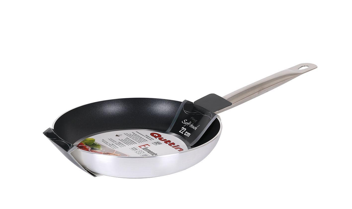 San Ignacio SARTEN Apta para INDUCCION Mango Acero 24cm Elements, Aluminio, Cromado, 24 cm