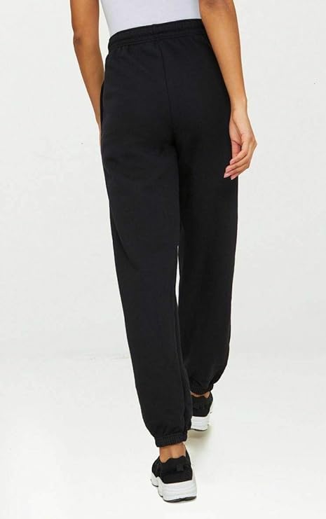 ladies fleece casual oversized jogging joggers cuffed tracksuit bottoms