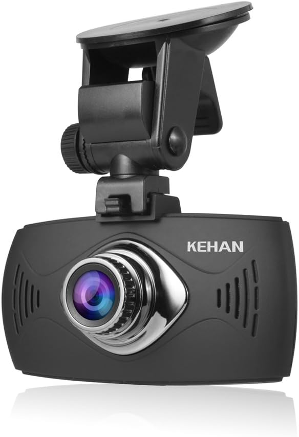 KEHAN Full HD 1080 Dash Cam 2.7" Screen Ambarella A7 W/GPS Logger Motion Detection + 16GB Card