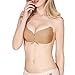 SHANYA Strapless Backless Invisible Adhesive Wing Shaped Push-up Bras (pair of 2,B/C)