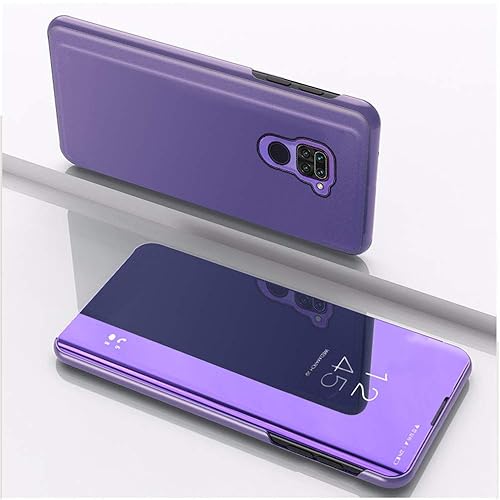 Samsung Galaxy Note Case Cover EMAXELER Stylish Mirror Plating Flip Full  Body Protective Reflection Ultra Th