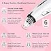 Blackhead Remover, Electric Facial Pore Cleaner Acne Comedone Extractor Tool with 6 Suction Probes, 4 Blackhead Extractors for All Facial Skin by PYBBO