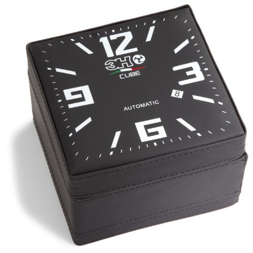3H-Womens-CA01-Cube-Black-PVD-Automatic-Black-Dial-Interchangeable-Band-Watch