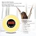 Wake Up Light Alarm Clock – 7 Color Light – Sunrise Simulator With Night Light – With Nature Sounds or FM Radio Alarm – USB Charger – Touch Control – For Heavy Sleepers & Kids