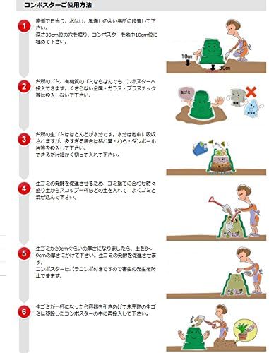 Amazon Co Jp Cp 5個入 直送 コンポスター２３０型 緑 Diy 工具 ガーデン