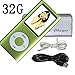 G.G.Martinsen 32 GB Mini Usb Port Slim Small Multi-lingual Selection 1.78 LCD Portable Mp3/Mp4, Mp3Player , Mp4Player , Video Player , Music Player , Media Player , Video player ,Audio player With Photo Viewer , E-book Reader , Voice Recorder, Games & Movie- Green