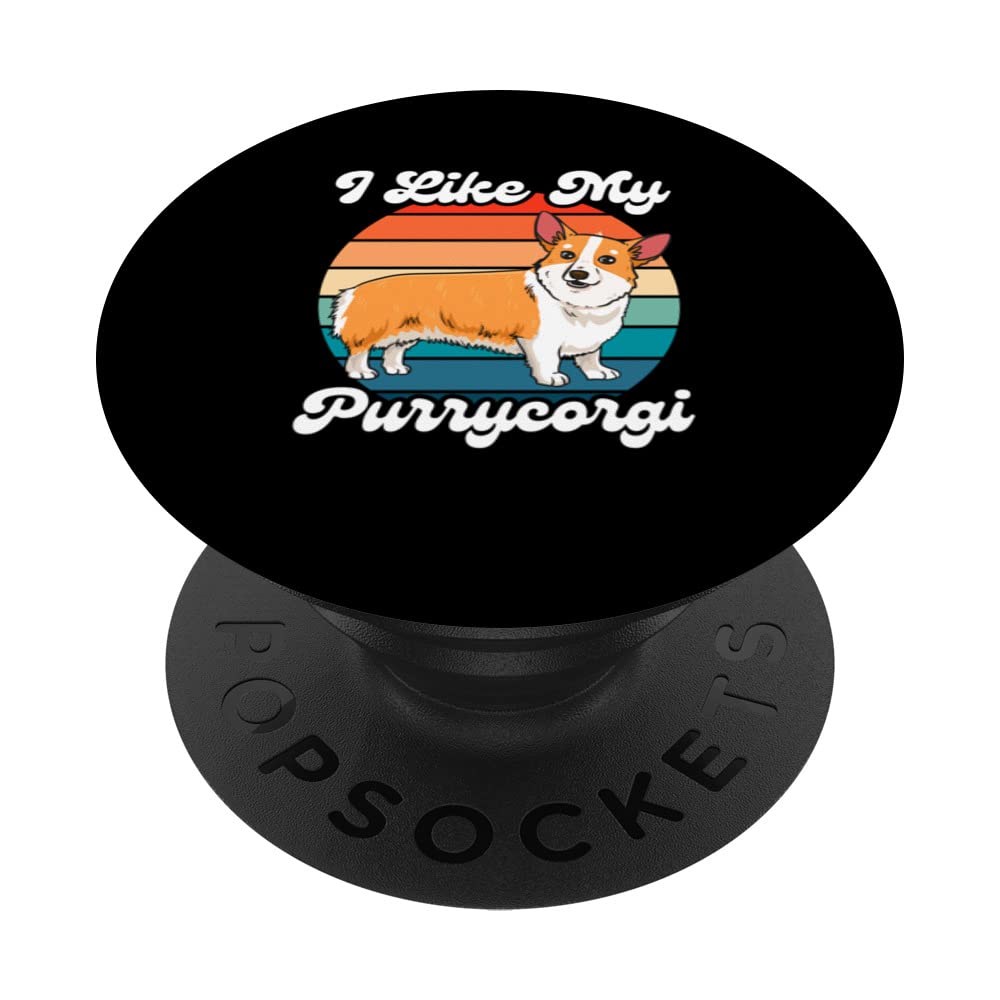 Lovely dog holder dog lover best dog mom purrycorgi corgi PopSockets Swappable PopGrip