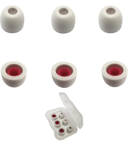 JNSA Memory Foam Ear Tips 3-Pair Set - Compatible With JBL TWS Earbuds