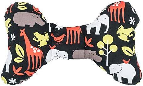 Original Baby Elephant Ears Head Support Pillow for Stroller, Swing, Bouncer, Changing Table, Car Seat, etc. (Zoology)