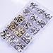 120 Pcs Snaps Fastener Screw Snaps, (Marine Grade, 3/8