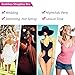 Defang Women's Strapless Backless Bra,Self-Adhesive Silicone Wirefree Push-up Bra Pack of 2 (B)