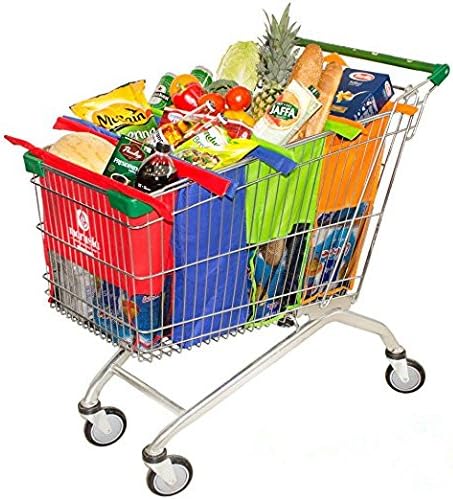 Bolsas reutilizables plegables supermercado carrito de la compra