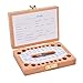 CoscosX Baby Wooden Tooth Fairy Box Child Kids Tooth Keepsake Holder Organizer Souvenir Box (Square)