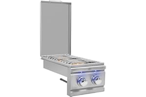 SUMMERSET GRILLS Summerset TRL Series Built-In Double Side Burner, Natural Gas