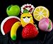 Jumbo Fruit Squishies Slow Rising Toys Extra Large Squishy Set of 8. Perfect for Indoor Games, House Decoration, Education, Stress Relief. Strawberry Cake Apple Peach Lemon Banana Pineapple Watermelon