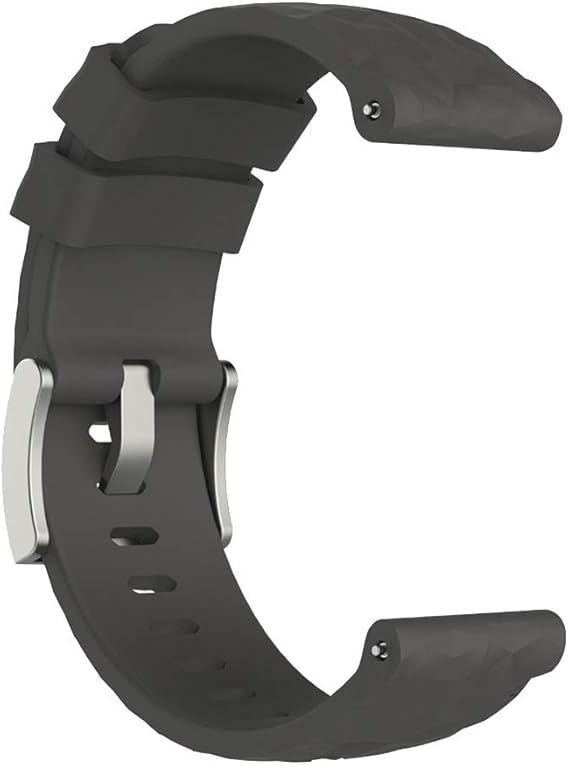 Amazon 時計バンド 時計ベルト スマートウォッチバンド Suunto 9 Baroに対応 25mm シリコン おしゃれ 全5色 グレー 時計バンド 腕時計 通販