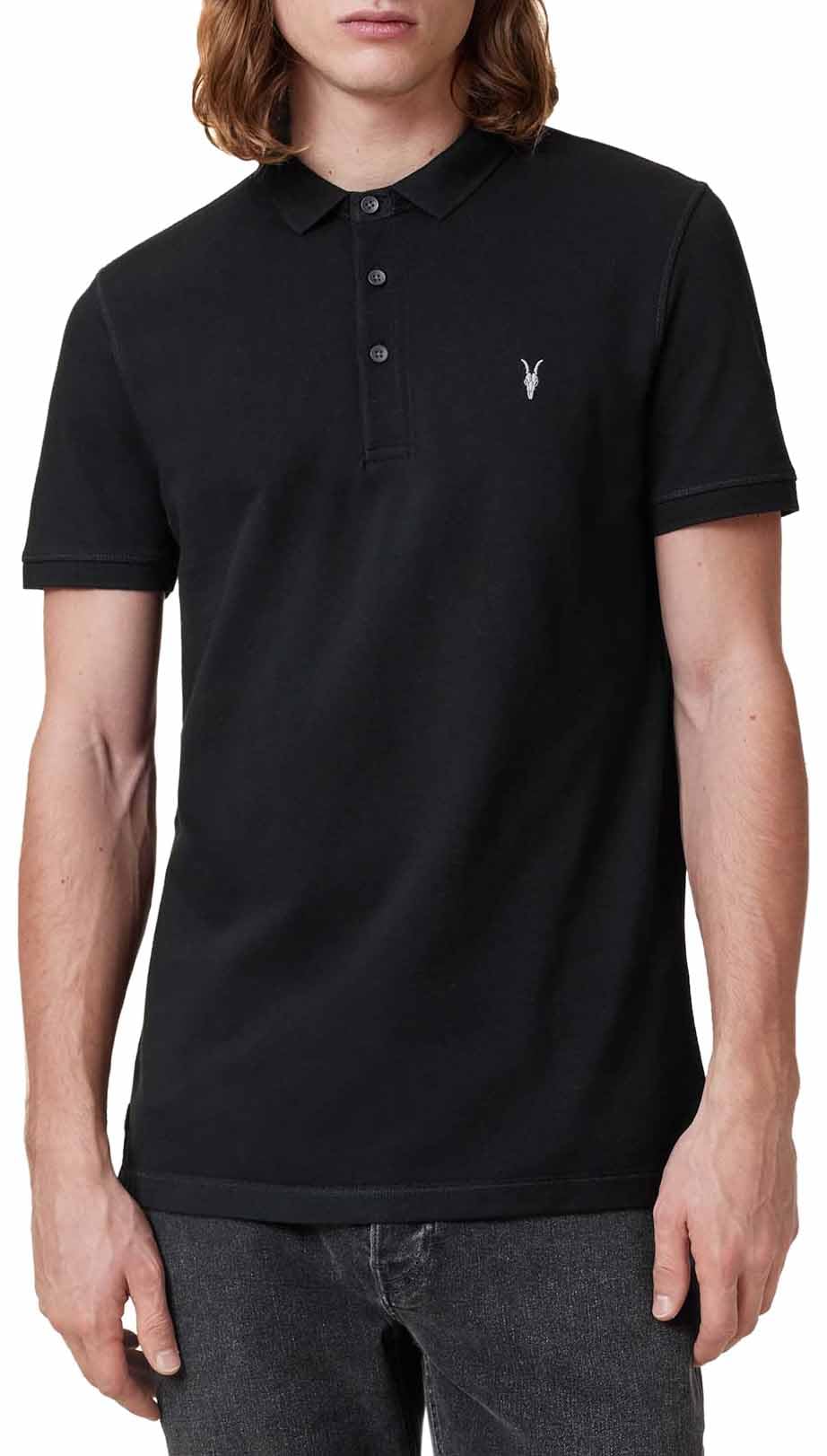 Allsaints Men’s PolosReform Ss Polo Black M