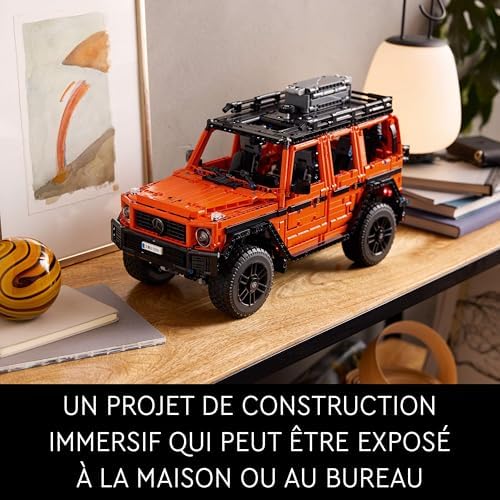 Technic Mercedes-Benz G 500 PROFESSIONAL Line - Maquette Voiture à Construire pour Adultes - Modèle de Classe G - Idée Cadeau pour les Passionnés de 4x4 et Véhicules de Luxe à Collectionner 42177