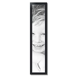 ArtToFrames 8x40 Inch Black Picture Frame, This