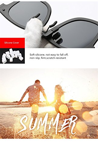 DAUCO Sonnenbrille Aufsatz, Clip on Polarisiert Clip polarisierte Sonnenbrille Flip up Sonnenbrille Clip Gegen Licht für… – Bild 7