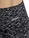 ODODOS Women's High Waisted Yoga Pants with Pocket, Workout Sports Running Athletic Pants with Pocket, Full-Length,SpaceDyeMattBlack,Small