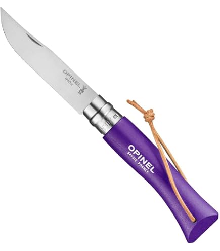OPINEL No. 06 Colorama Stainless Steel Folding Knife + Lanyard