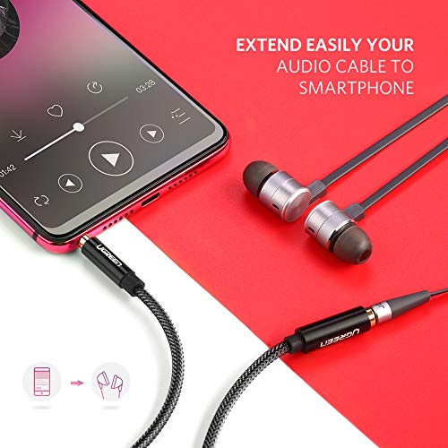 UGREEN Headphone Extension Cable 3.5mm Audio Male to Female Stereo