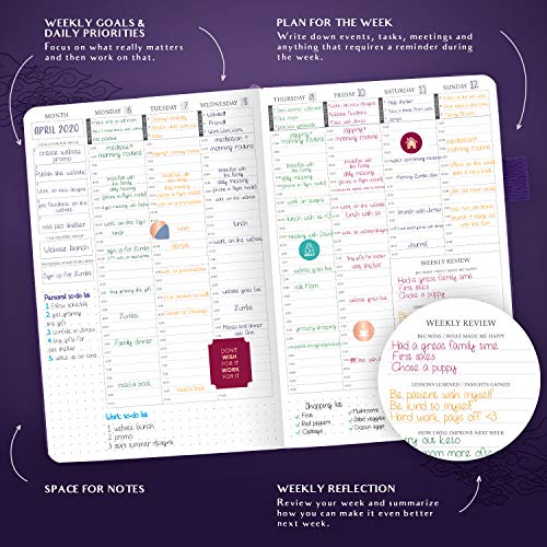 Legend Planner Hourly Schedule Edition Deluxe Weekly & Daily