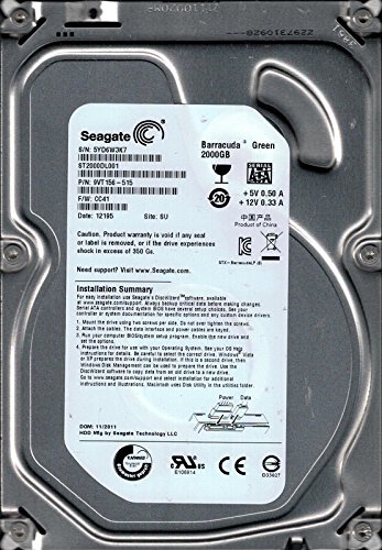Seagate ST2000DL001 P/N: 9VT156-515 F/W: CC41 SU 2TB