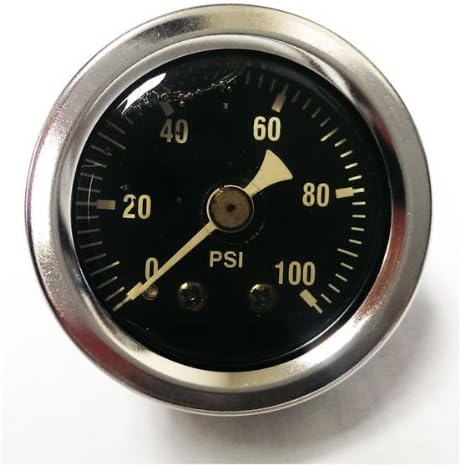 BKrider 100 PSI Oil Pressure Gauge for Harley (MW57-102CL)