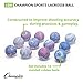 Champion Sports Lacrosse Balls: Official Size Sporting Goods Equipment for Professional, College & Grade School Games, Practices & Recreation - NCAA, NFHS and SEI Certified - 12-Pack - Assorted