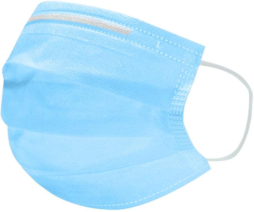 50Pcs Disposable 3-Layer Masks, Anti Dust Breathable Disposable Earloop Mouth Face Mask, Medical Sanitary Surgical Mask