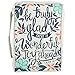 Creative Brands B2216 Faithworks-French Press Mornings Canvas Bible Cover, 7 x 10-Inch, Be Truly Glad