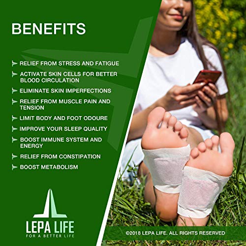 image for Premium Aromatherapy Body Cleanse Foot Pads - Stress, Pain and Constip