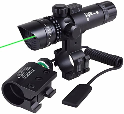 ZENHOX Green Dot Scope 532nm Tactical Variable Waterproof lluminated Reticle with Mounts for Sniper Military Pistol Handgun Air Gun Rifle