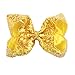 15Pcs Bling 6 Inch Hair Bows Large Big Sparkly Glitter Sequin Bows Alligator Hair Clips for Baby Girls Toddlers Kids Children Teens