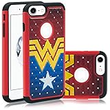 iPhone 6 / 6S Wallet Case - Onelee Wonder Women Premium PU Leather Case Wallet Flip Stand 4.7