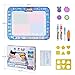 pipigo Water Doodle Mat 38.5 X 29.5 Inches Extra Large Kid Magic Aqua Drawing mat Painting Board with 3 Pens 1 Magic Brush Educational Toys Gifts for Boys Girls Toddlers 2 3 4 5 6 7 + Year Old