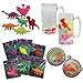 U.S. Toy Lot of 12 Assorted Water Growing Dinosaurs