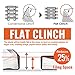MAX MAX-HD-10FL Flat-Clinch Light Effort Stapler White