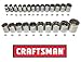 Craftsman Laser Etched Easy Read 24 Piece Metric MM 1/2