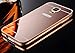 Case for Samsung S5,xhorizon TM FL1 Luxury Metal Air Aluminium Bumper Detachable + Mirror Hard Back Case 2 in 1 Cover Ultra-Thin Frame Case for Samsung Galaxy S5 i9600 (Rose-gold)