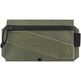 Tactical Admin Pouch, Molle Utility Tool Pouch Gadget Storage Bag with Hook & Loop Fastener and Ventilation Hole for Hiking Camping Fishing