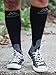 Mojo Compression Socks XX-Large Plus Size 20-30mmHg for Men & Women - Soft Breathable, Easy to get on. Graduated Support Socks Circulation - Black 2XL A601BL5
