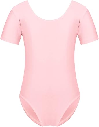 Ballettanzug Für Mädchen - Kurzarm Gymnastikanzug Aus Baumwolle Mit Elasthan